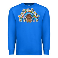 True Royal Easter Bunny with carrot rainbow Easter Day Premium Sweatshirt - HowdyJamesFarm