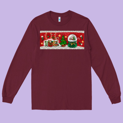 Noel Long Sleeve Tee Designed By Bundleandbundleshop