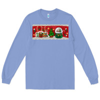Colony Blue noel Long Sleeve Tee - BundleAndBundleShop