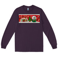 Plum noel Long Sleeve Tee - BundleAndBundleShop