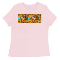 Bubblegum Pink Fall coop animals pumpkin 11 oz mug Ladies Tee - Artiststas