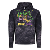 Cloud Black i dig mardi gras Vintage Hoodie - MaliasSmallBusiness