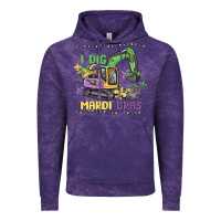 Cloud Purple i dig mardi gras Vintage Hoodie - MaliasSmallBusiness