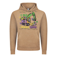 Vintage Coffee i dig mardi gras Vintage Hoodie - MaliasSmallBusiness