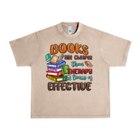 French Oak books are cheaper than therapy Urban Heavy Tee - MaliasSmallBusiness