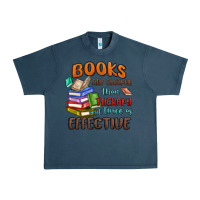 Midnight Navy books are cheaper than therapy Urban Heavy Tee - MaliasSmallBusiness