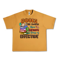 Peanut Butter books are cheaper than therapy Urban Heavy Tee - MaliasSmallBusiness