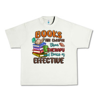 Pistachio books are cheaper than therapy Urban Heavy Tee - MaliasSmallBusiness