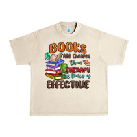 Sandshell books are cheaper than therapy Urban Heavy Tee - MaliasSmallBusiness