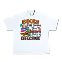 White books are cheaper than therapy Urban Heavy Tee - MaliasSmallBusiness