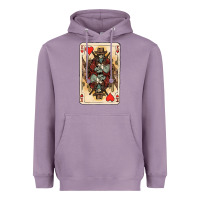 Lavender King Of Hearts Cowboy Heavyweight Hoodie - HowdyJamesFarm