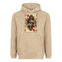 Mushroom King Of Hearts Cowboy Heavyweight Hoodie - HowdyJamesFarm