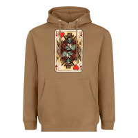 Toasted Coconut King Of Hearts Cowboy Heavyweight Hoodie - HowdyJamesFarm