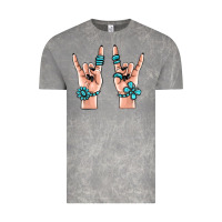 Cloud Rock gemstone rock hand Vintage Tee - MaliasSmallBusiness