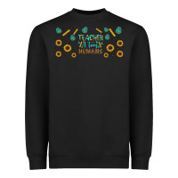 Black teacher of tiny humans libbey glass Heavyweight Sweatshirt - BundleAndBundleShop