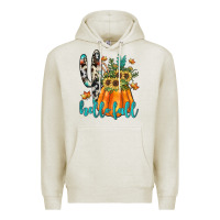 Oatmeal Heather hello fall Premium Hoodie - JahusDesignShop