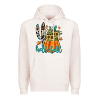 Pale Pink hello fall Premium Hoodie - JahusDesignShop