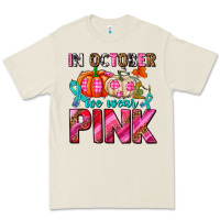 Bone in october we wear pink with pumpkins Premium Tee - AdoDesignShop