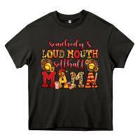 Asphalt somebody's loud mouth softball mama Heavy Core Tee - Jasminsmagicworld