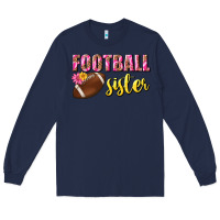 Navy football sister Long Sleeve Tee - BundleAndBundleShop