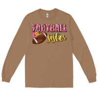 Toasted Coconut football sister Long Sleeve Tee - BundleAndBundleShop