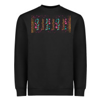 Black teacher gemstone and pink flower libbey glass Heavyweight Sweatshirt - BundleAndBundleShop