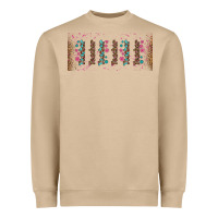 Mushroom teacher gemstone and pink flower libbey glass Heavyweight Sweatshirt - BundleAndBundleShop
