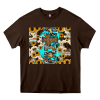Chocolate Brown faith Heavy Core Tee - JahusDesignShop