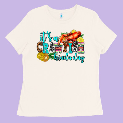 Its A Crawfish Kinda Day Ladies Tee Designed By Adodesignshop