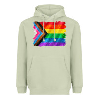 Matcha Pride flag background Heavyweight Hoodie - CowGirlArtShop