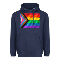 Navy Pride flag background Heavyweight Hoodie - CowGirlArtShop