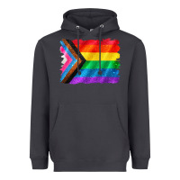 Smoke Pride flag background Heavyweight Hoodie - CowGirlArtShop