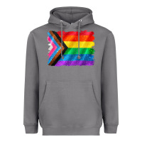 Storm Pride flag background Heavyweight Hoodie - CowGirlArtShop