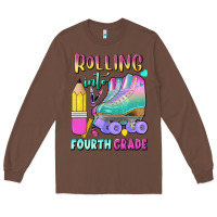 Chestnut rolling into fourth grade Long Sleeve Tee - BundleAndBundleShop