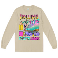 Mushroom rolling into fourth grade Long Sleeve Tee - BundleAndBundleShop