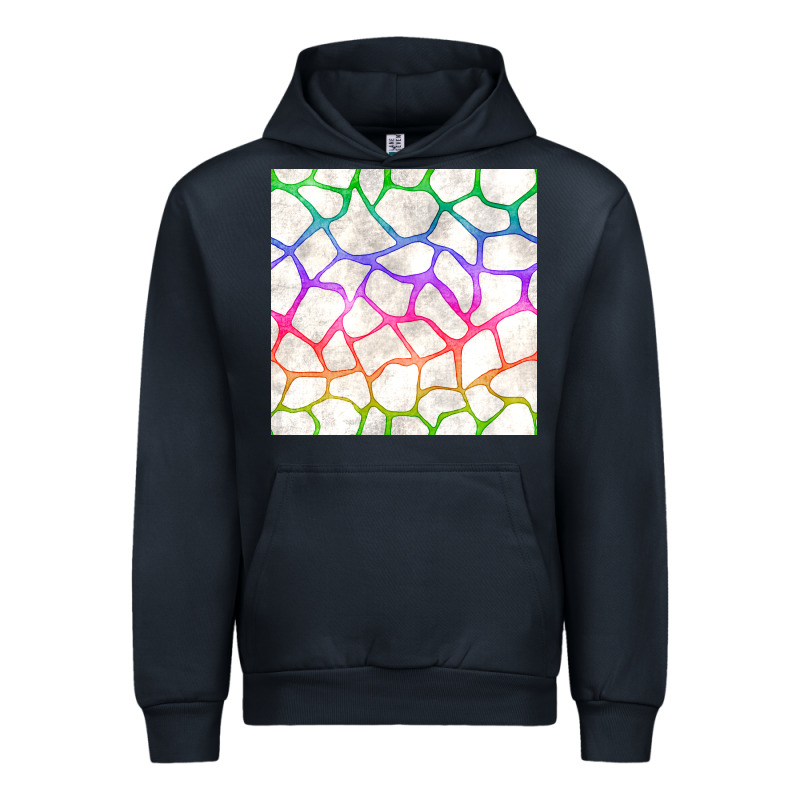 Watercolor Rainbow Giraffe Seamless Pattern Urban Hoodie by BundleAndBundleShop | Teevron
