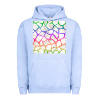Pigment Grape Ice Watercolor Rainbow Giraffe Seamless Pattern Urban Hoodie - BundleAndBundleShop