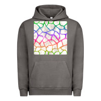 Pigment Tornado Watercolor Rainbow Giraffe Seamless Pattern Urban Hoodie - BundleAndBundleShop