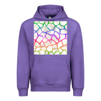 Tulip Watercolor Rainbow Giraffe Seamless Pattern Urban Hoodie - BundleAndBundleShop