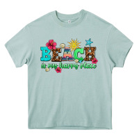 Arona beach is my happy place Heavy Core Tee - AdoDesignShop