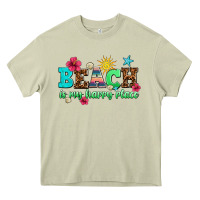Mossy beach is my happy place Heavy Core Tee - AdoDesignShop
