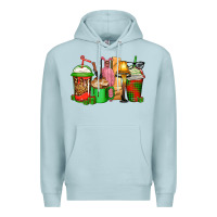 Blue Mist christmas movie coffee cups Premium Hoodie - CowGirlArtShop