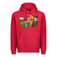 Cardinal christmas movie coffee cups Premium Hoodie - CowGirlArtShop