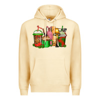 Pina Colada christmas movie coffee cups Premium Hoodie - CowGirlArtShop