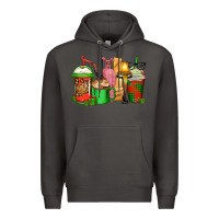 Smoke christmas movie coffee cups Premium Hoodie - CowGirlArtShop