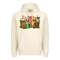 Tofu christmas movie coffee cups Premium Hoodie - CowGirlArtShop