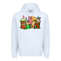 White christmas movie coffee cups Premium Hoodie - CowGirlArtShop