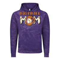 Cloud Purple baseball mom Vintage Hoodie - MaliasSmallBusiness