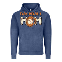 Vintage Denim baseball mom Vintage Hoodie - MaliasSmallBusiness