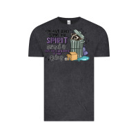 Vintage Black spirit animal raccoon Vintage Tee - MaliasSmallBusiness